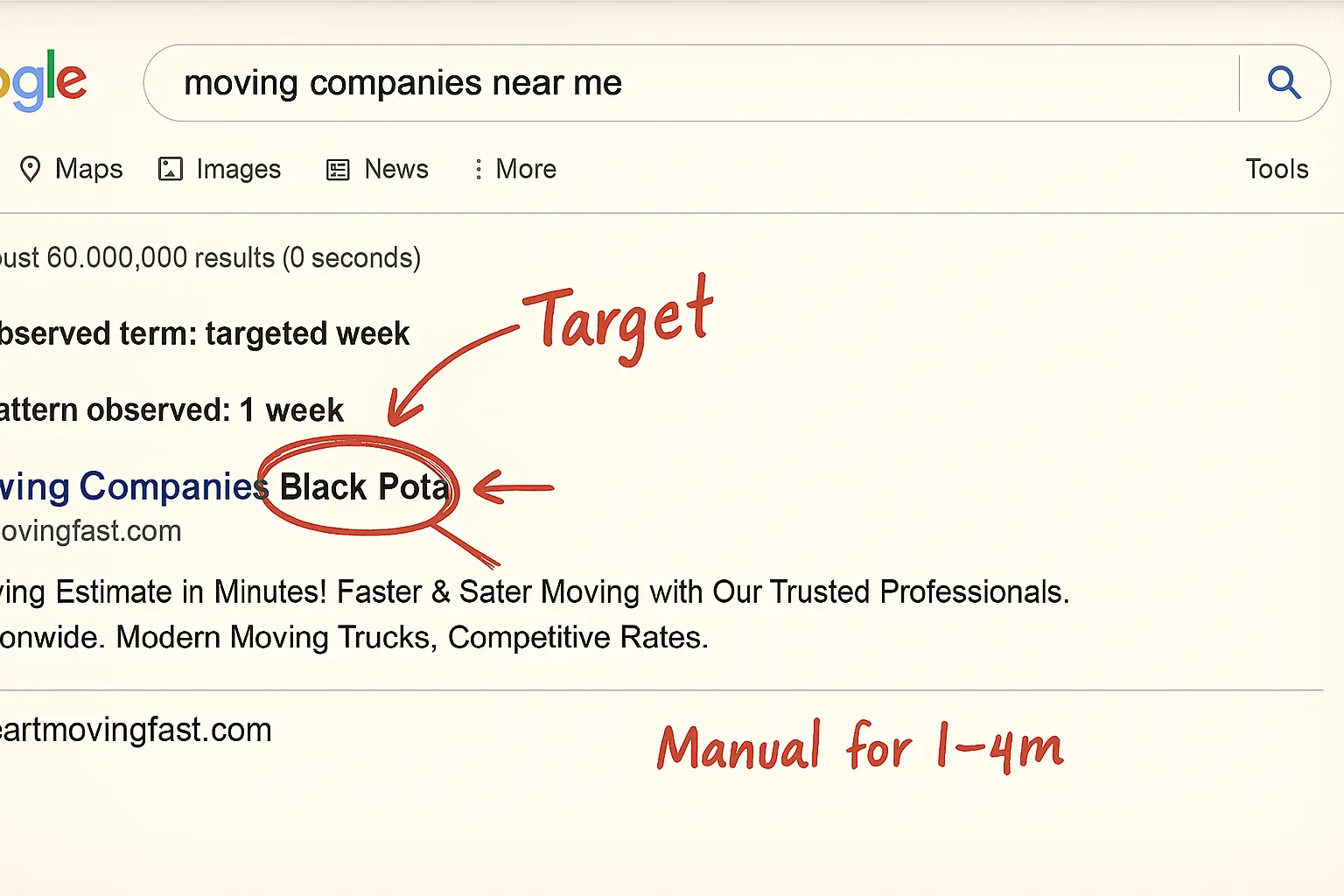 The Black Potato, A New Framework for Detecting Digital Market Interference